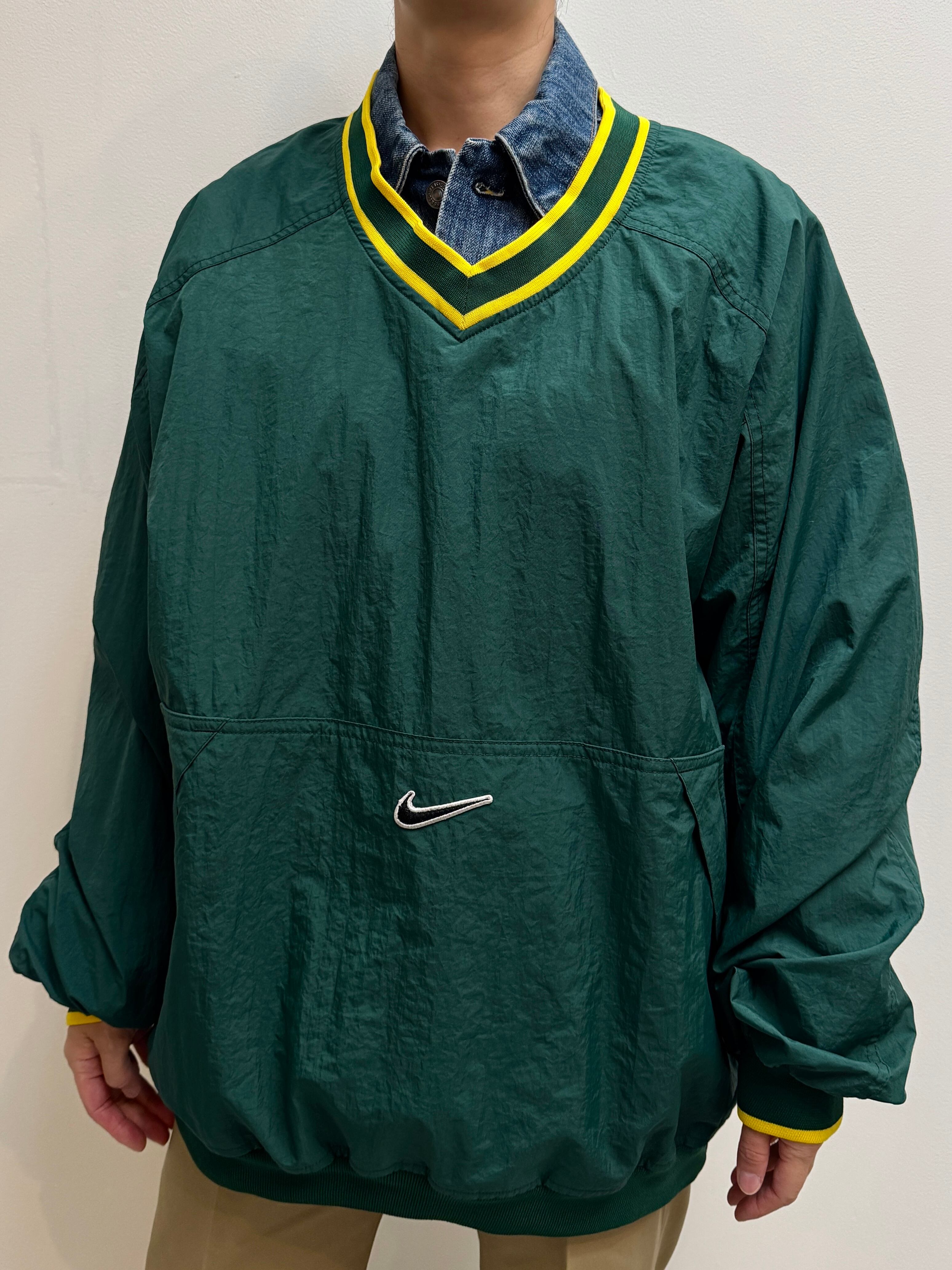 JK16-1 USED NYLON JACKET "NIKE" -GREEN-