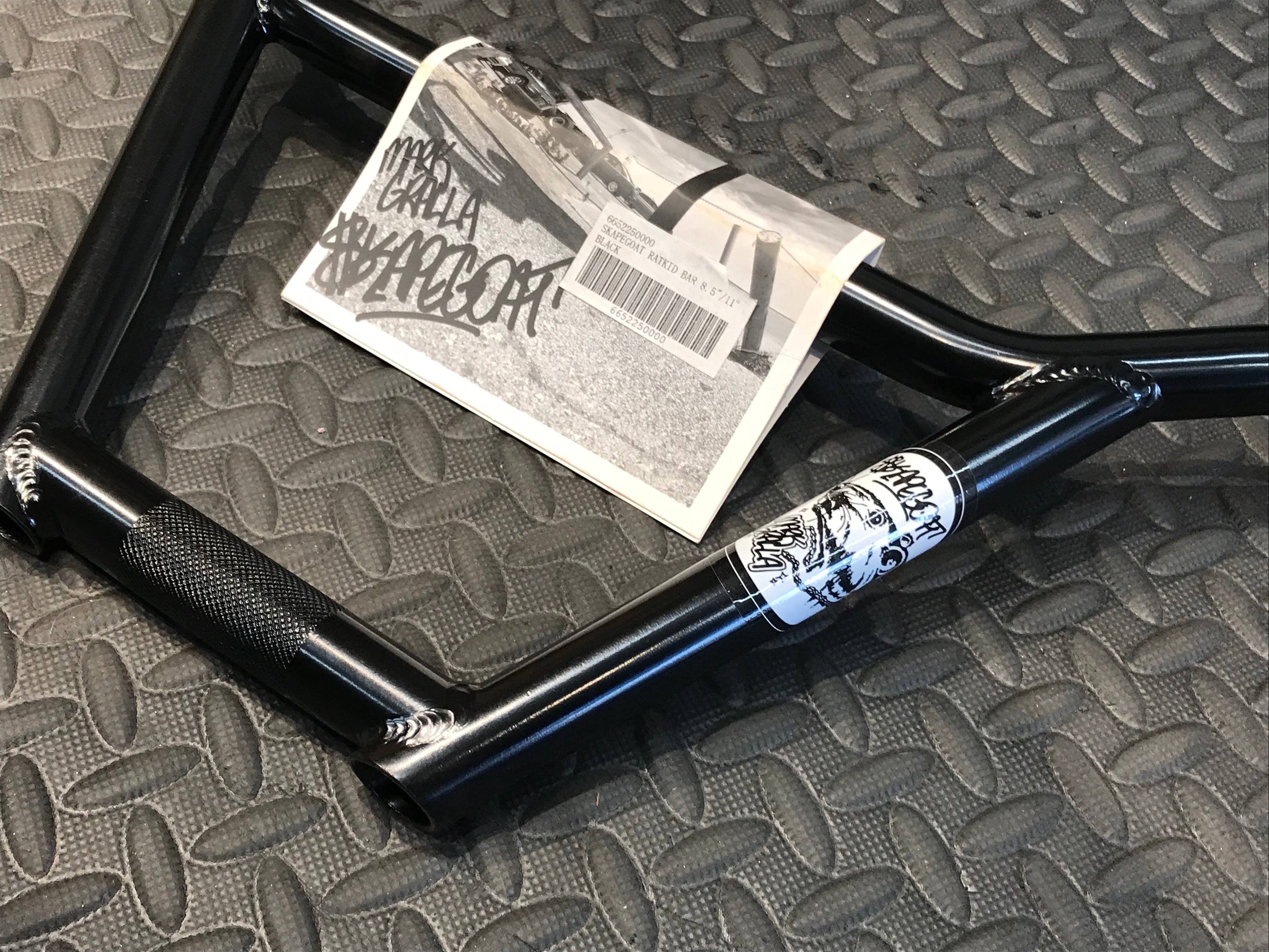 8.5” SKAPEGOAT RATKID BAR BLACK | bmxshop