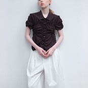 Ruche Gathered Blouse F0639