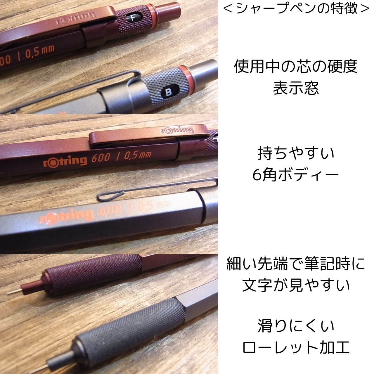 ロットリング 600 2025新色 シャープペン ボールペン rotring