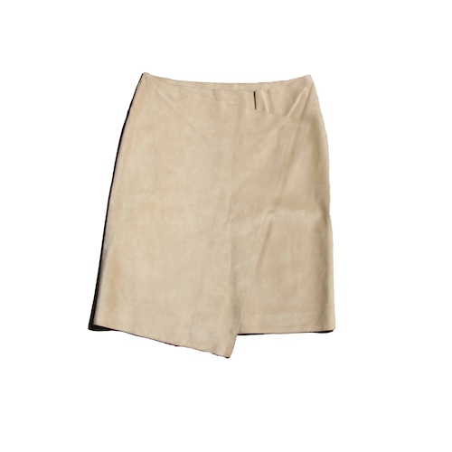 JILSANDER WrapSuedeLeatherSkirt