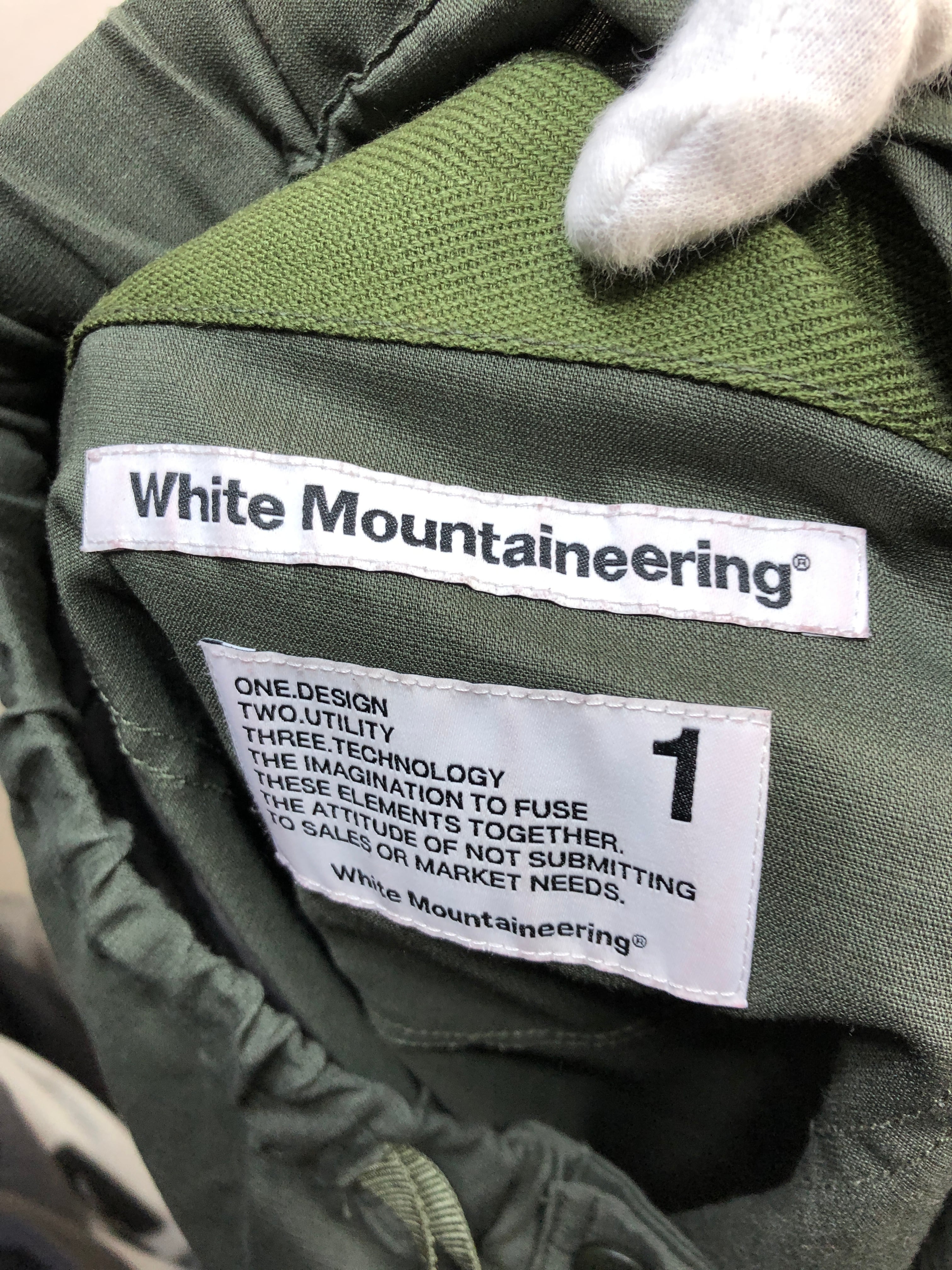 070780○ 23ss White Mountaineering WM ×-
