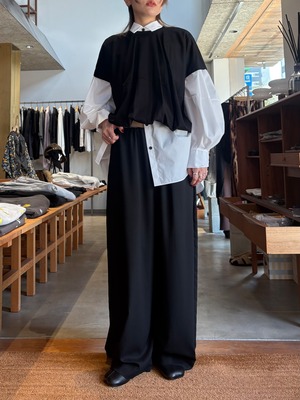 【26AW | WOMEN】ENFOLD エンフォルド / ワイドパンツ / ORB BALLOON TROUSERS 300JA431-1151