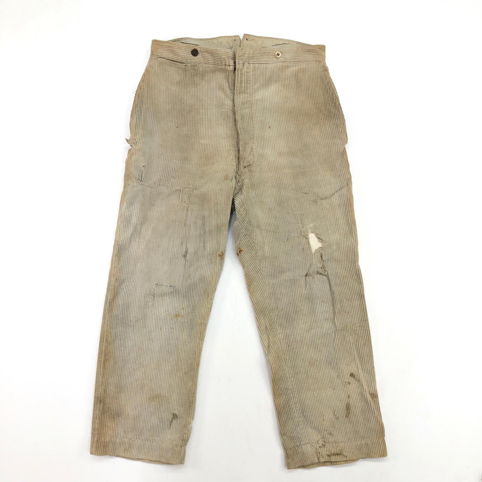 UNKNOWN EURO VINTAGE ユーロビンテージ 40年代あたり 太畝