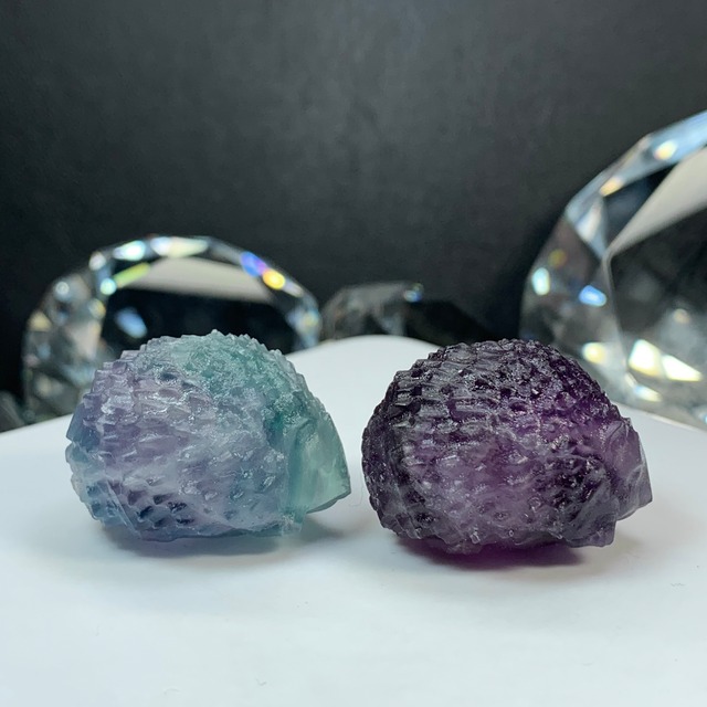 22.フローライトハリネズミさん☆ペアセット