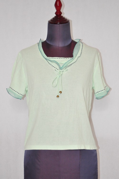 mint green short sleeve