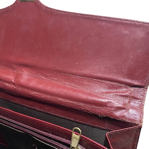 vintage CARTIER leather clutch bag