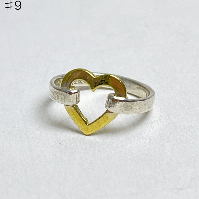 1359 ティファニー キャリパー リング ステンレススチール チタン  