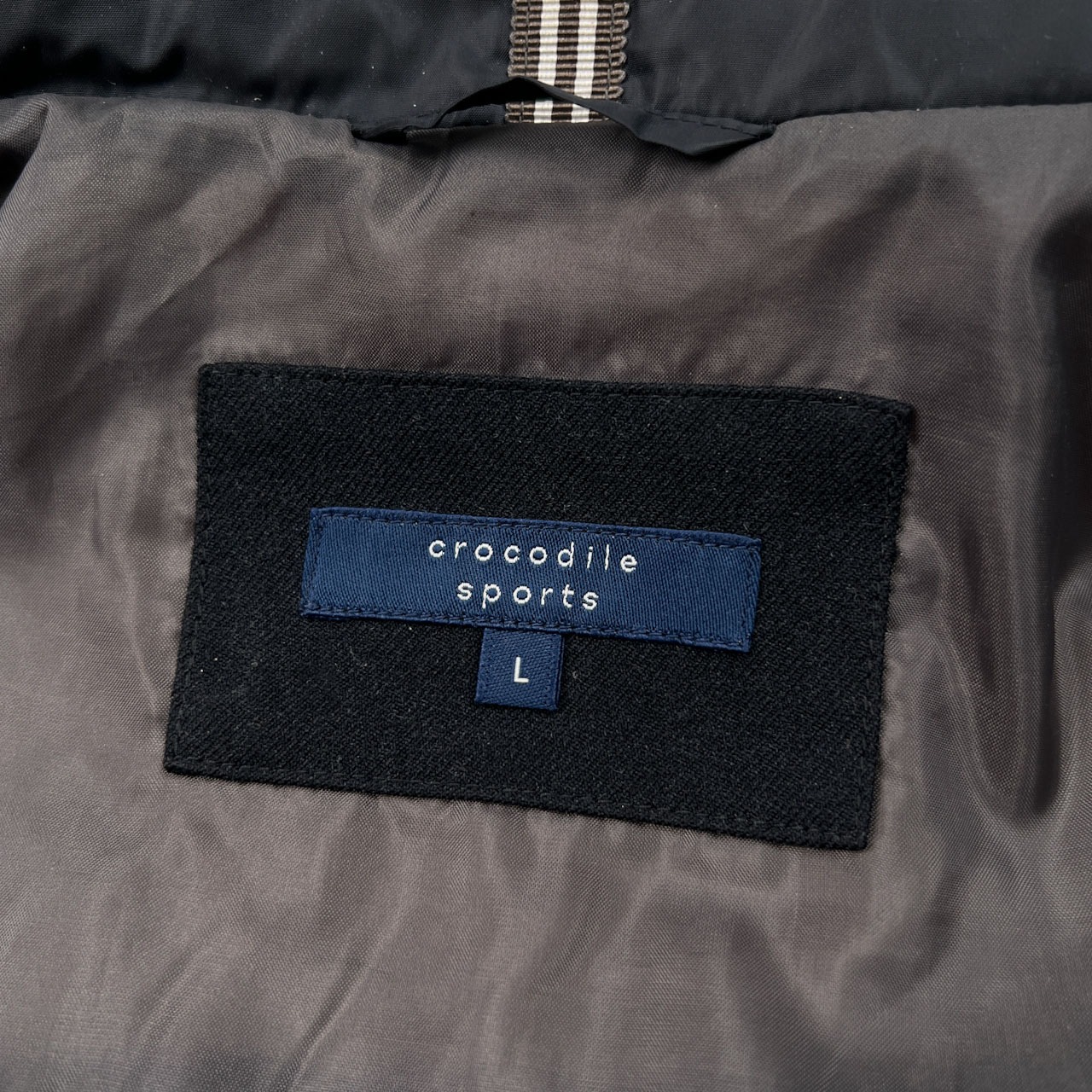 Crocodile Sports クロコダイル スポーツ 中綿 ライト ジャケット サイズ L /メンズ/濃紺ネイビー