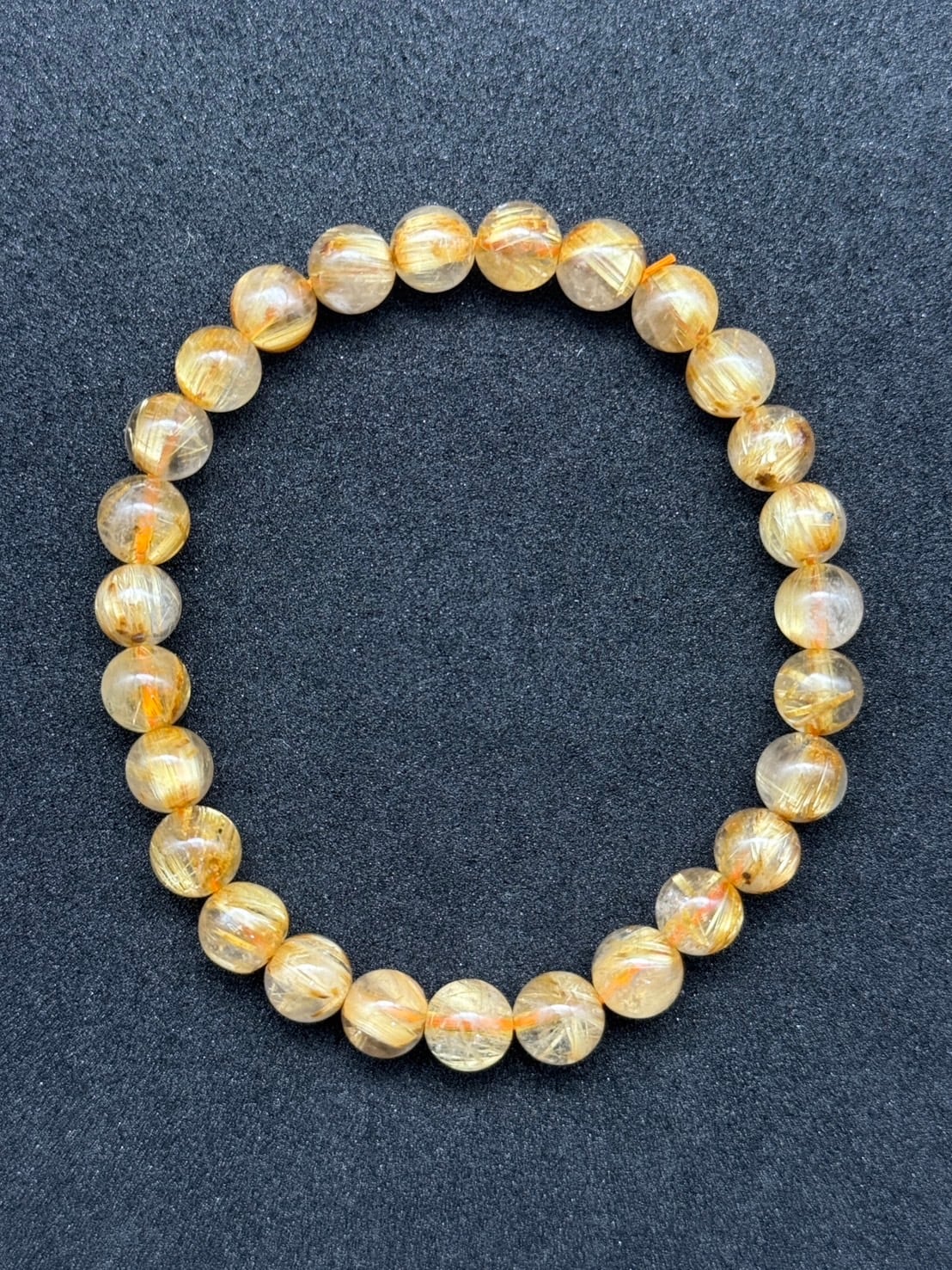 期間限定！お買い得商品】高品質タイチンルチルクォーツ・ブレスレット