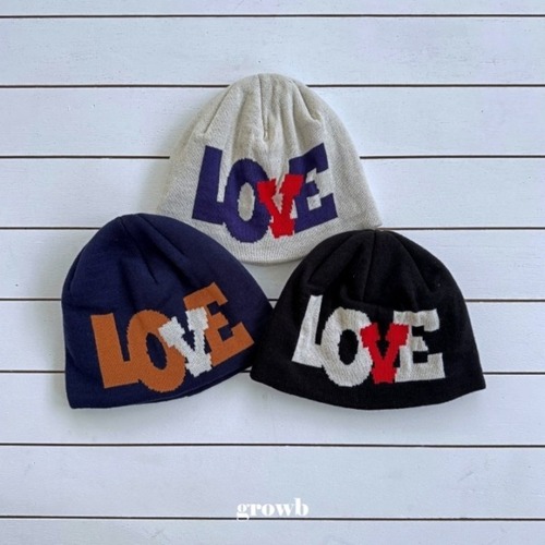 [即納]≪growb≫  love beanie navy 30
