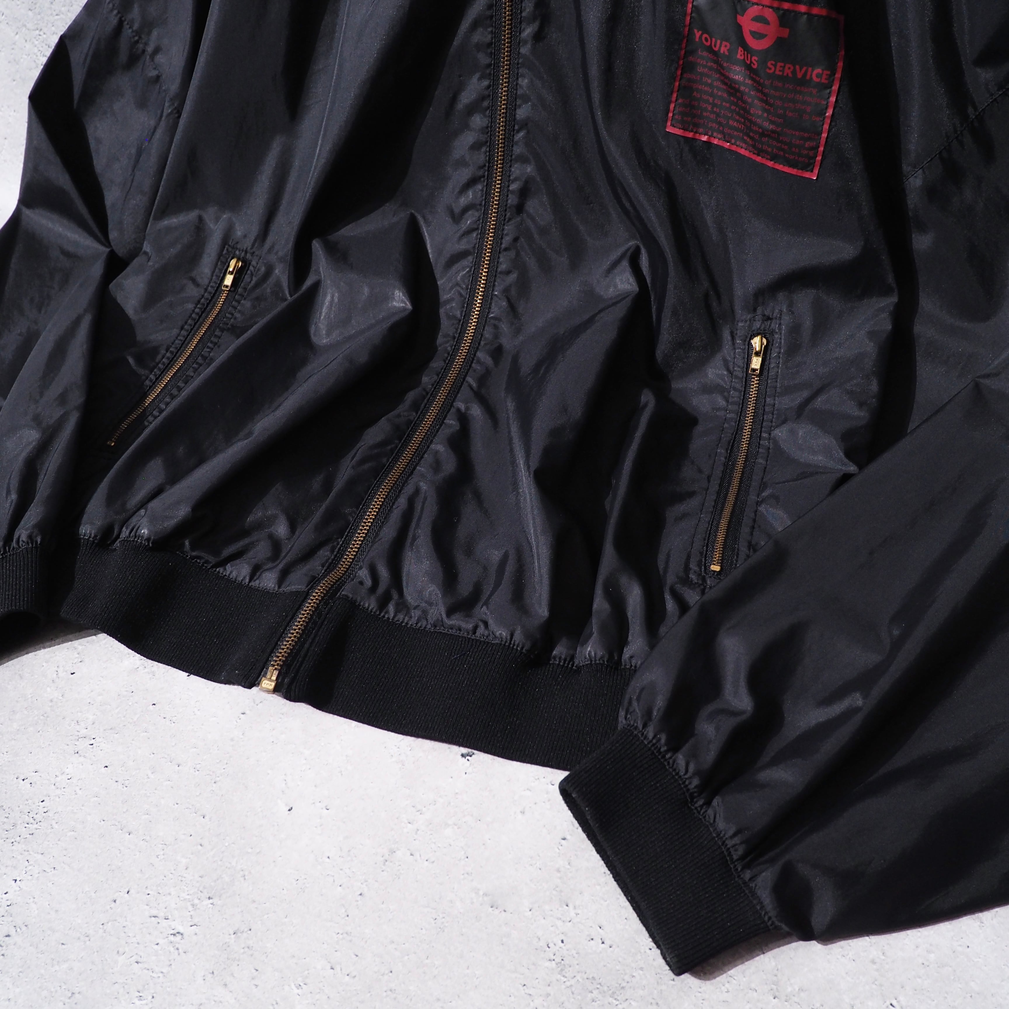 1980s " MICHIKO LONDON " Big logo printed vintage Short length jacket