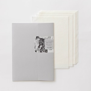 KT23 黒谷和紙 雲龍紙 さらし A4カット 8枚入