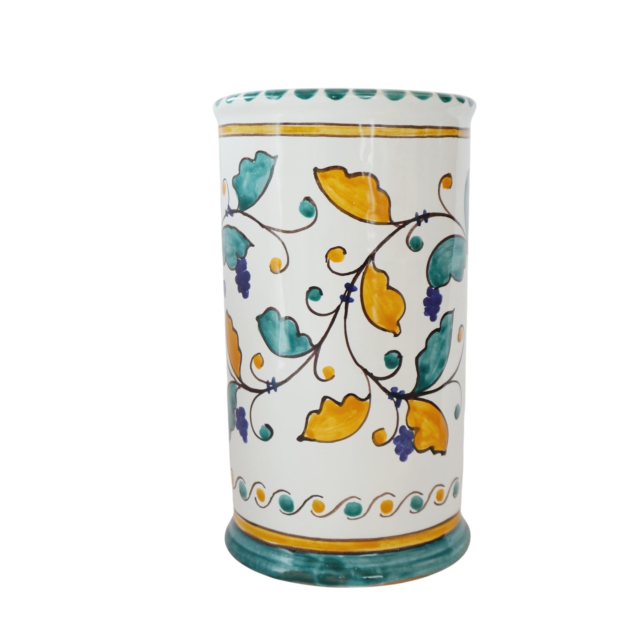 キッチンツールスタンド CAN020 マヨリカ焼き イタリア陶器 花器