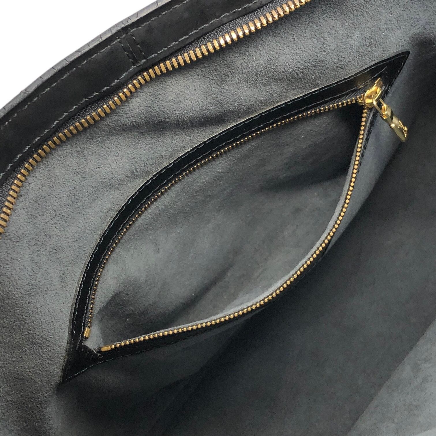 LOUIS VUITTON ルイヴィトン リュサック エピ ハンドバッグ ブラック
