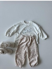 ルプティモ / le petit mo / うさぎオーバーTシャツ / 韓国子供服 / キッズ / 26winter〖取寄〗*XS~XL*