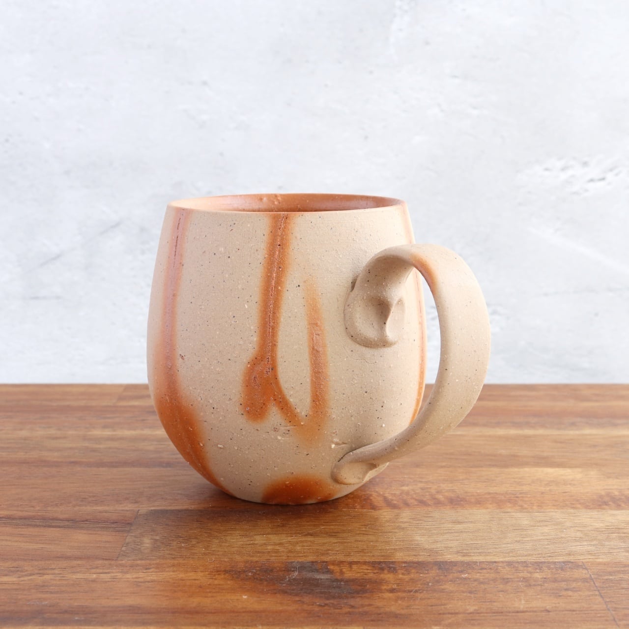 備前焼 マグカップ（丸）【緋襷 / ヒダスキ】 | 備前焼 焼きもん屋