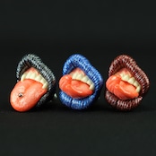 BRATTY LIP NumberBolt /Split tongue /バーレスクレッド