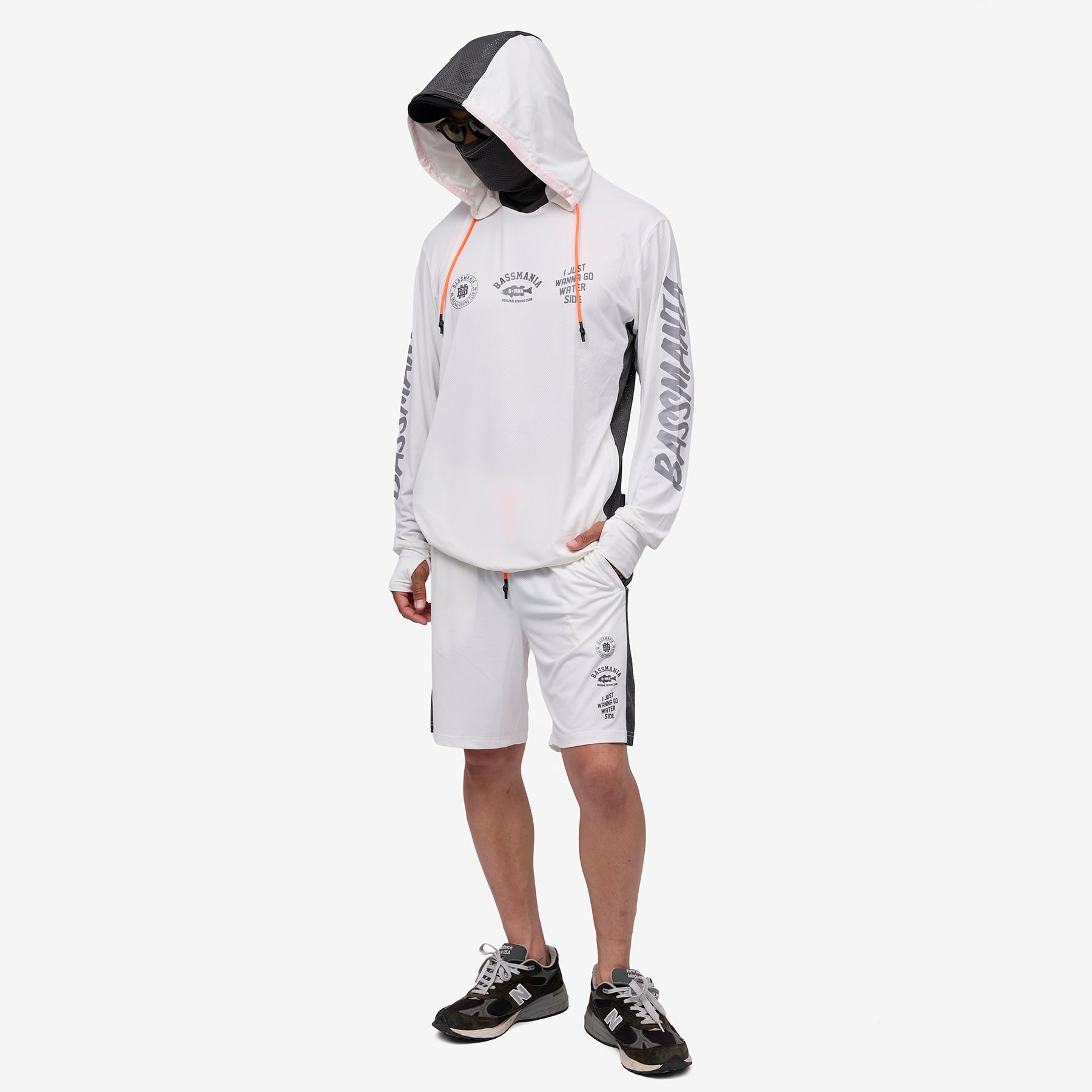 3WAY UV Rush Cool Logo Pullover［WHITE］［LIMITED］ | bassmania.jp