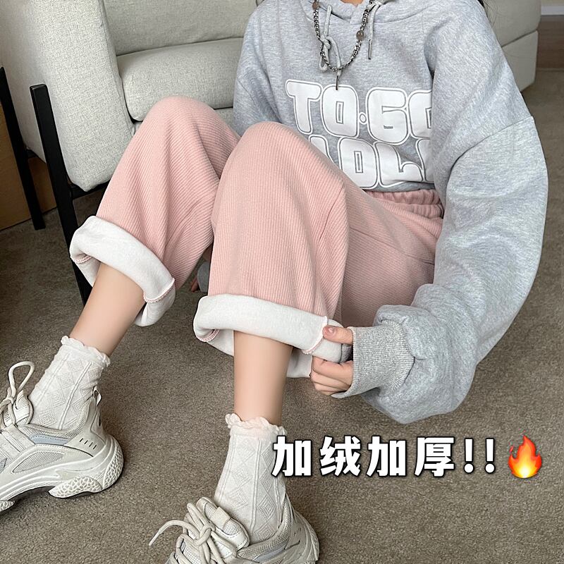 カジュアルパンツ オータムウィンターハイウェスト薄手 秋物 冬物 1号婦人51853427996