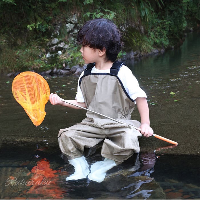 DRESS サロペットパンツ 2XLサイズ 防寒着 雨具 レインパンツ キッズ