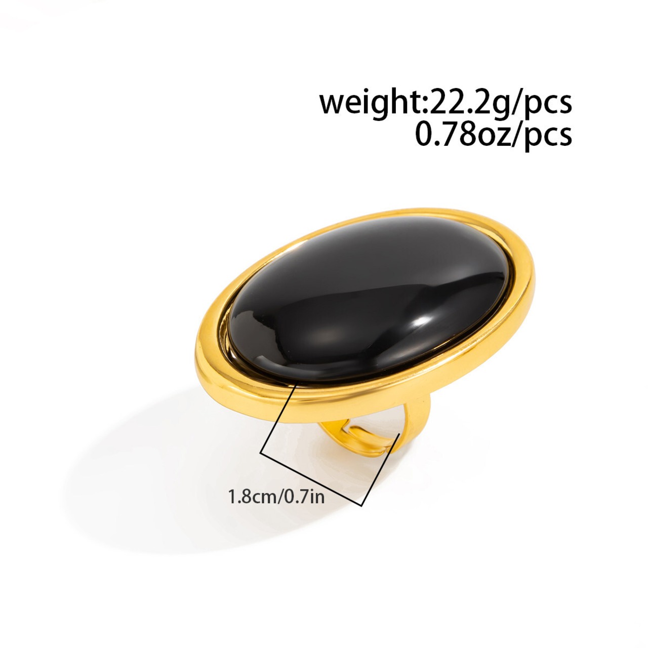 オーバル カボション リング  90000