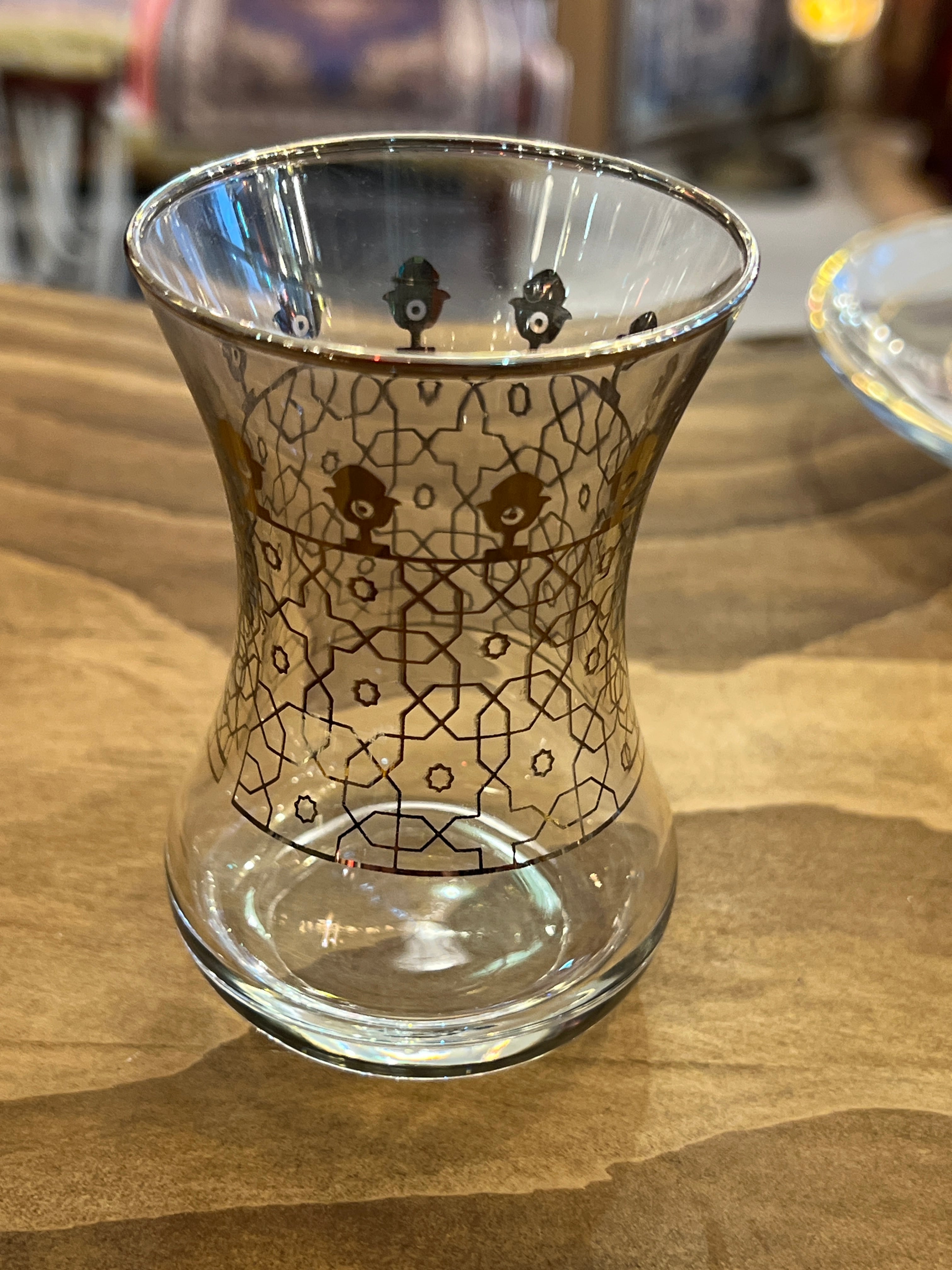 トルコ チャイグラスセット(シルバー 花柄) | トルコ製