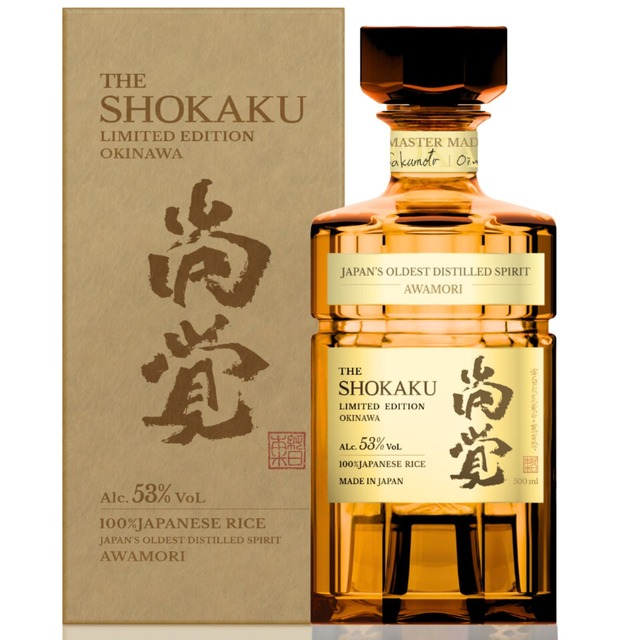尚覚 ショウカク 泡盛 高級 国産 古酒 ショウカク メーカー公式 箱入り ラグジュアリー プレミアム 琉球泡盛 瑞泉酒造 500ml 53度