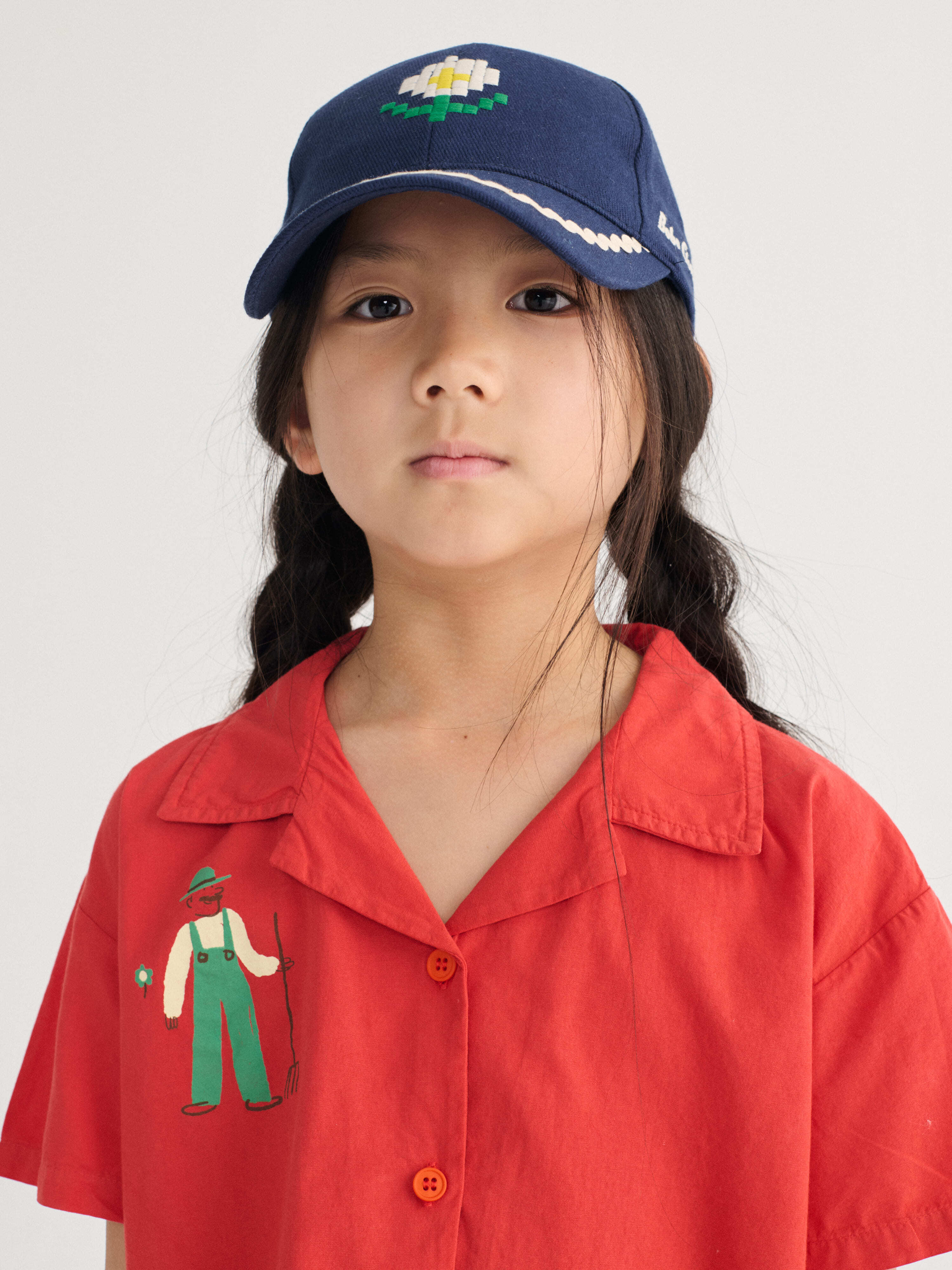 BOBO CHOSES/Pixel Daisy twill cap | HAKONIWA PRODUCTS | ハコニワ