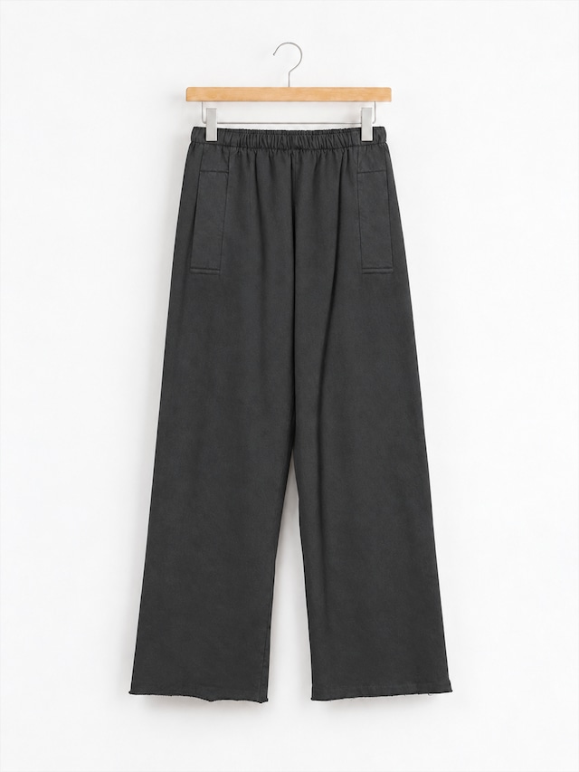 GABRIELA COLL GARMENTS FLEECE FLAP POCKET TROUSERS BLACK S15-287