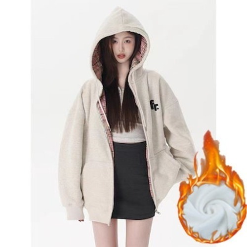 パーカー 裏起毛 春夏 スウェット 薄手 ファスナートレーナー パーカー 韓国 スポーツウェア ゆったり oversize 無地 トップス アウター 福袋 T