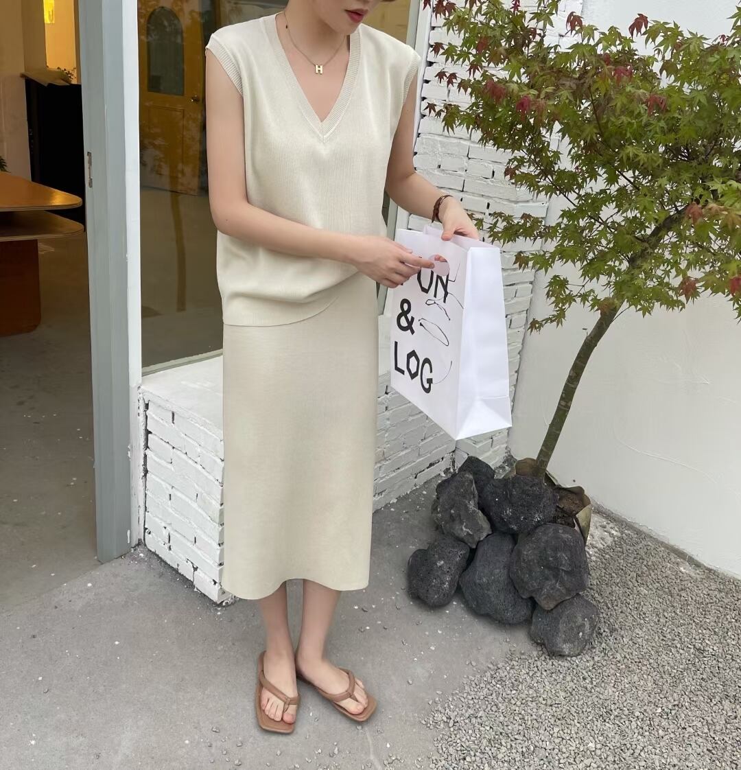 フレンチスリーブ・スカートセットアップ　AJ1050-2211