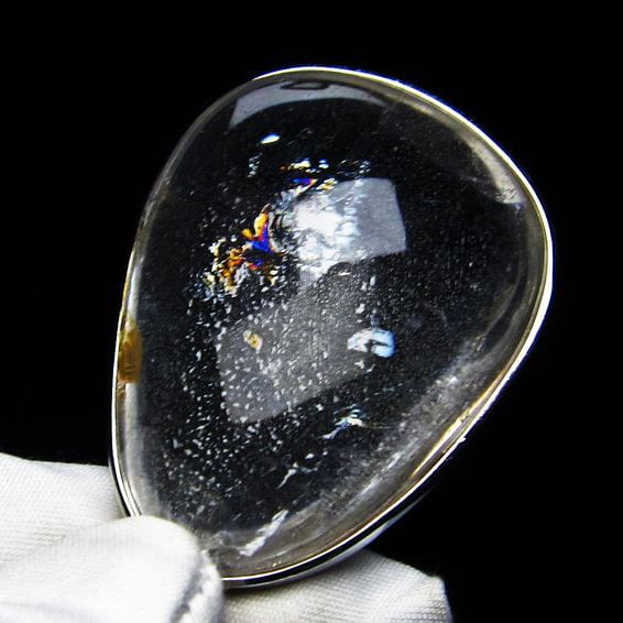 アイリスクォーツ 水晶 ペンダント 虹入り [M便 1/20] 112-6530