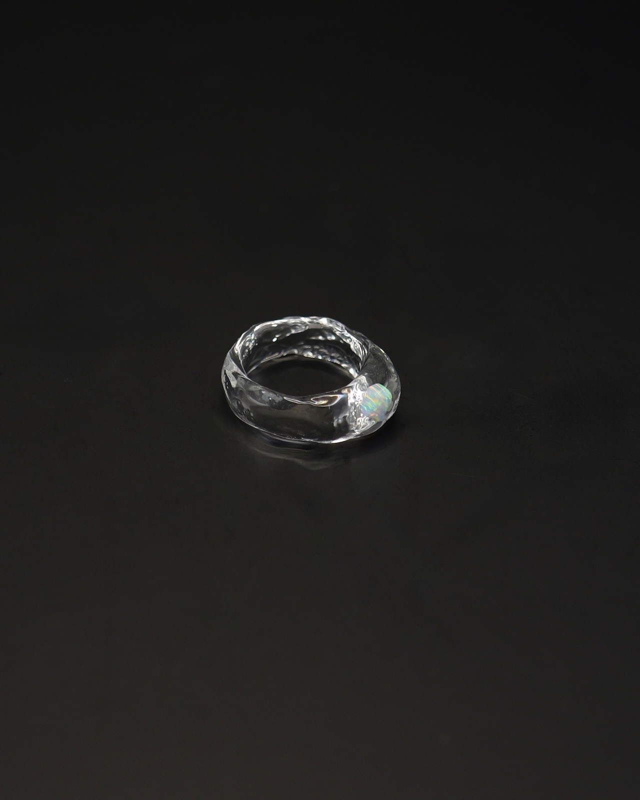 SENTE - LUMIEF OPAL：Rough Ring Main Color: White：12.5号（0.24 ct）no.03