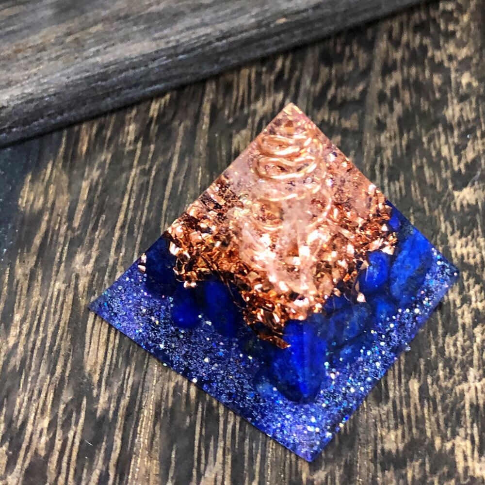 ミニピラミッド型オルゴナイト ラピスラズリ | オルゴナイト 通販