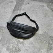 real leather waist pouch