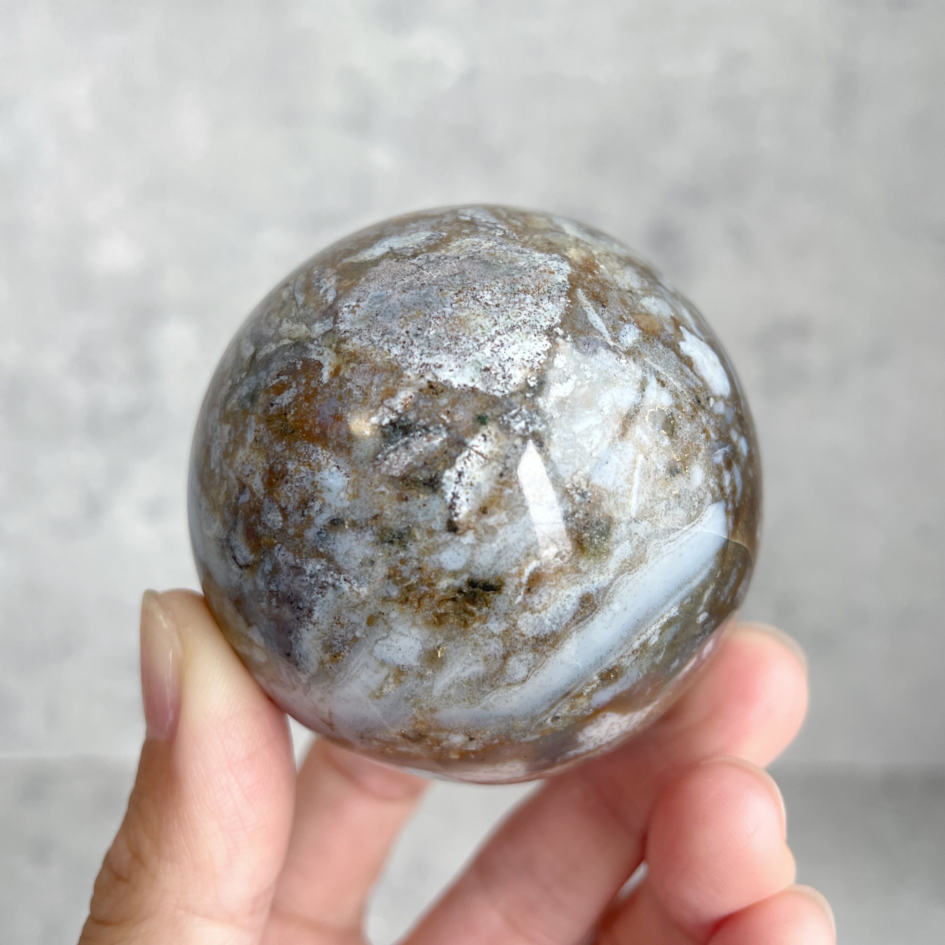 オーシャンジャスパー スフィア01◇Ocean Jasper◇天然石・鉱物