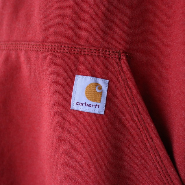 "carhartt" sleeve printed good coloring over silhouette sweat parka