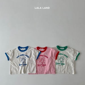 ＊SALE＊【2022SS即納】＊lala land＊バブル配色Tシャツ