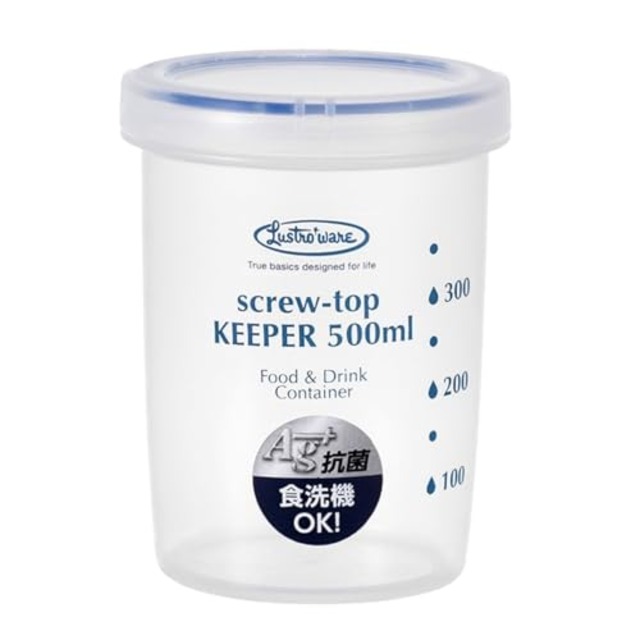 岩崎 保存容器 スクリュートップキーパー 500深型 抗菌 B-2274KN
