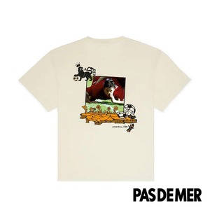 【PAS DE MER/パドゥメ】ROBBIE FLOWER TEE Tシャツ / CREAM  / SS24-12134