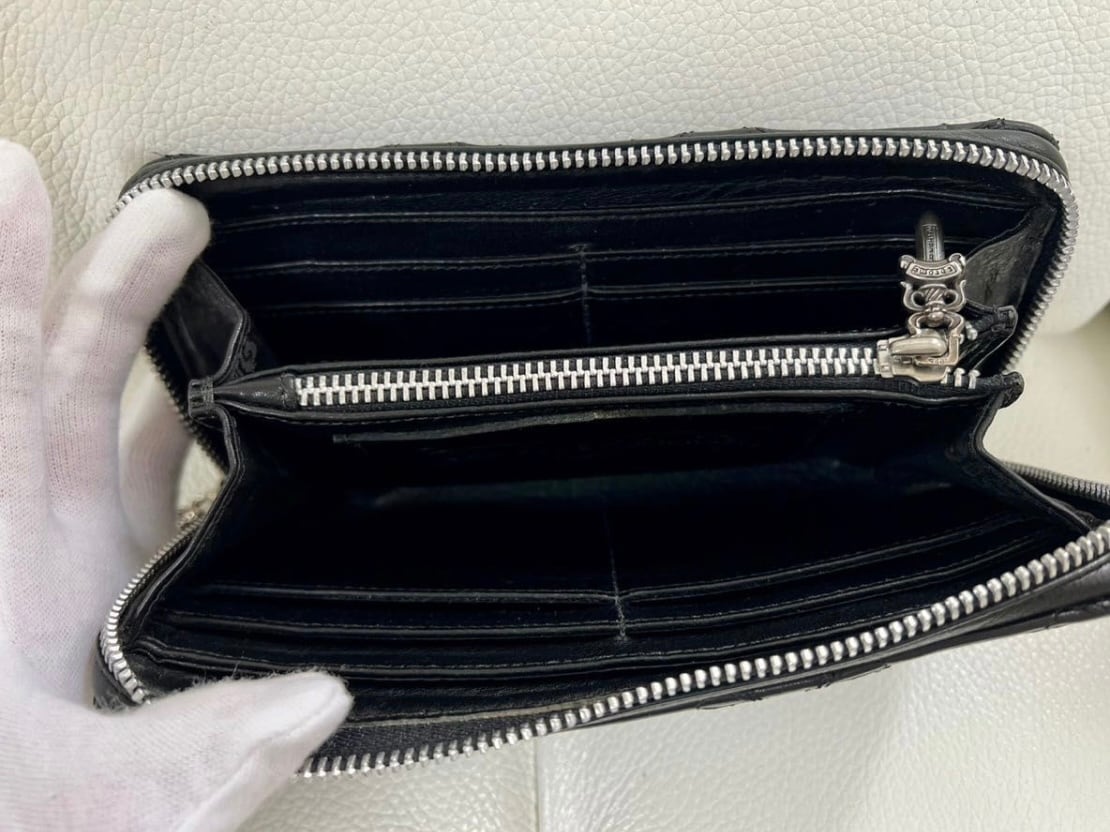 クロムハーツ　ラウンドファスナー CHROME HEARTS HEARTS/クロムハーツ RC F ZP2 ラウンドジップ 長