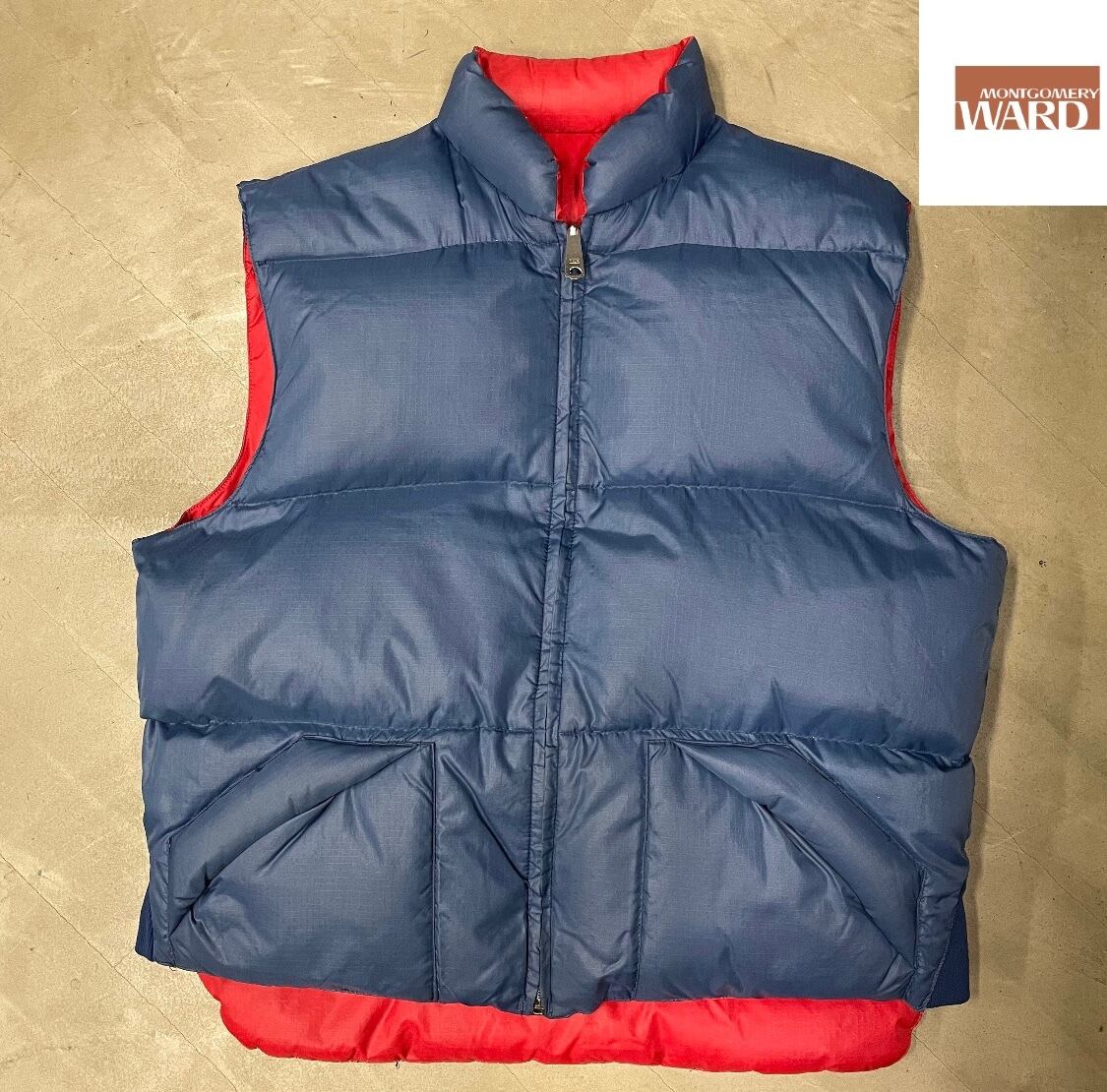 70s Motgomery Ward リバーシブルダウンベスト モンゴメリーワード