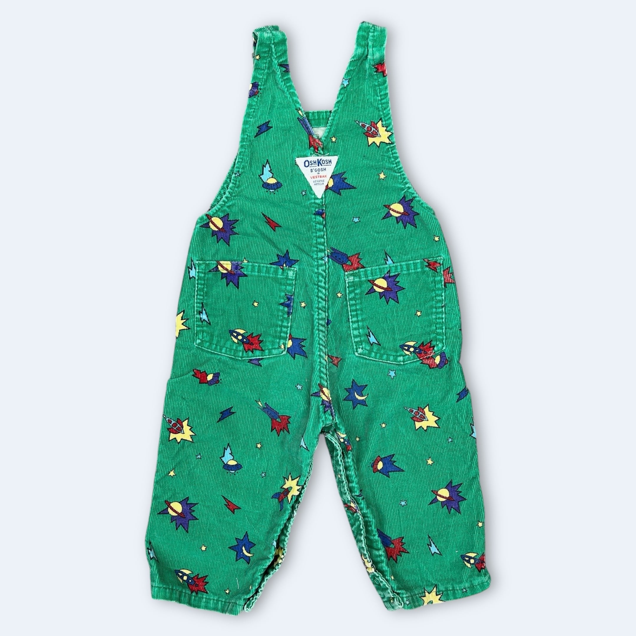 18MUSA製 OSHKOSH patterned corduroy overall オシュコシュ