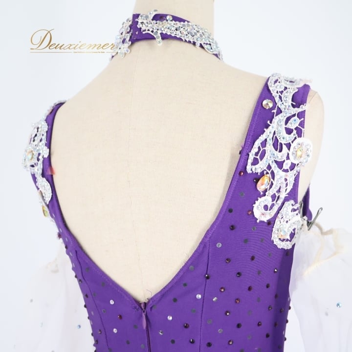 【かよ】紫スタンダードドレス cf52924a8d0071e99b316e3ba431ce