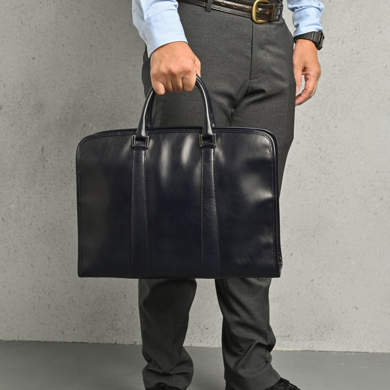 牛革製 ビジネスバッグ | Wabi-Sabi 革真堂