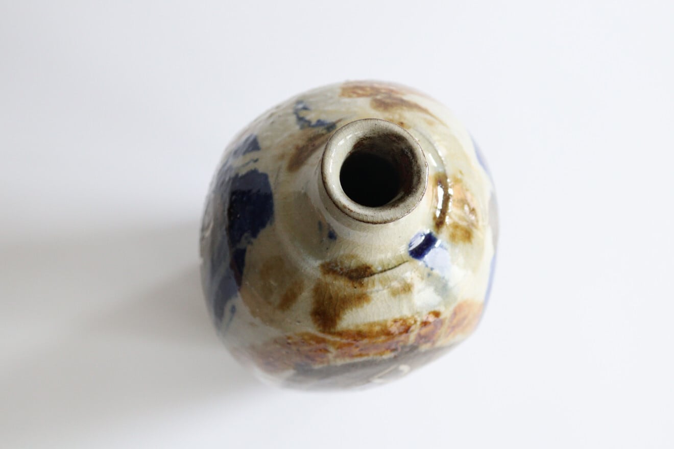 成井窯 花瓶（春夏秋冬） | ao+水玉