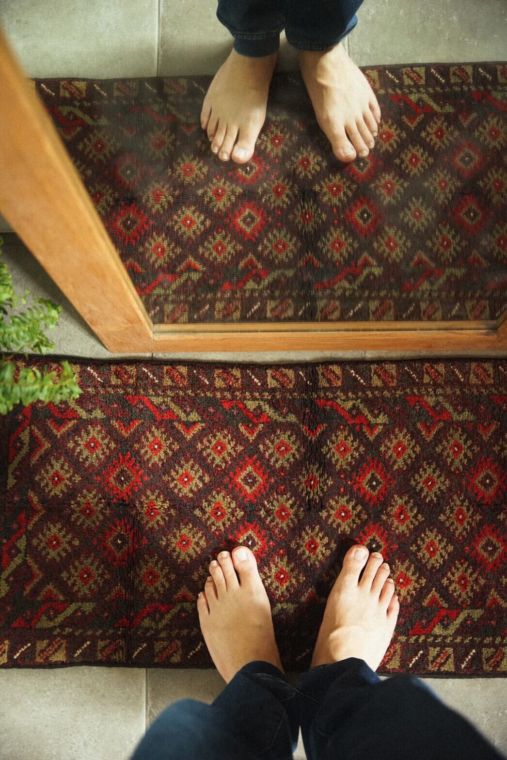 367-Vintage Baluch rug