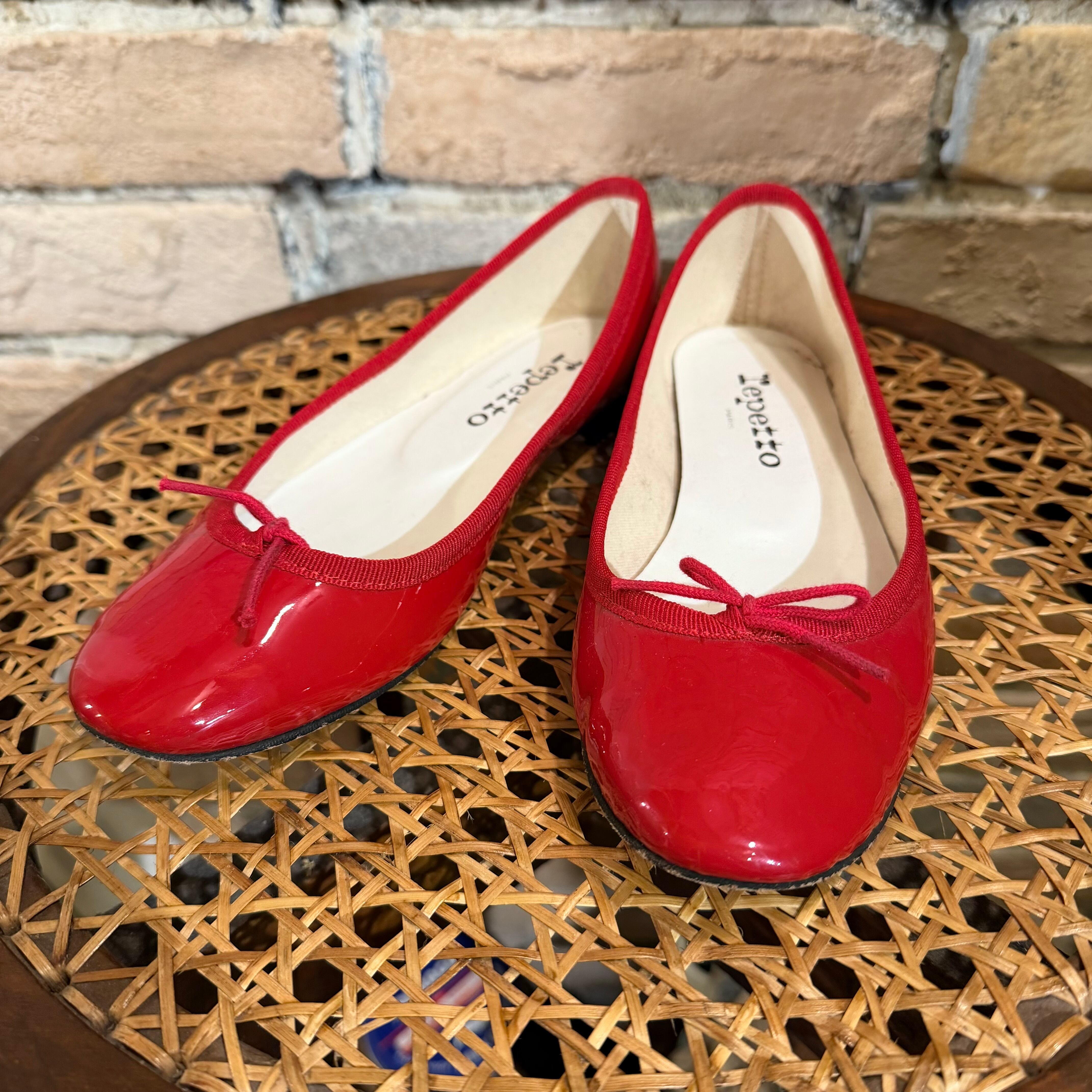 Repetto レペットバレエシューズ 36 レッド repetto サイズ36 1/2