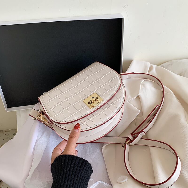 フレンチニッチバッグ女性バッグ2020新しいタイドネットレッドファッションテクスチャショルダーメッセンジャーバッグワイルドサドルバッグ Tiancai_Wing_Bag1285995